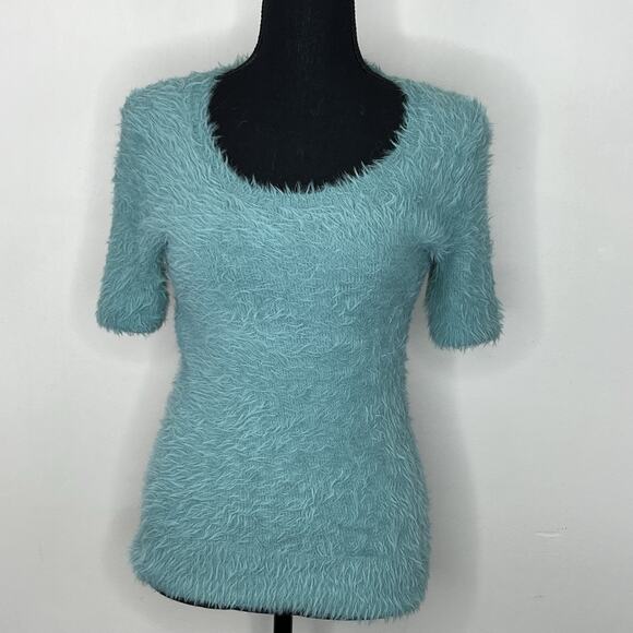 Anthropologie Isola Pullover by Knitted & Knotted Turquoise Size S - Picture 1 of 7